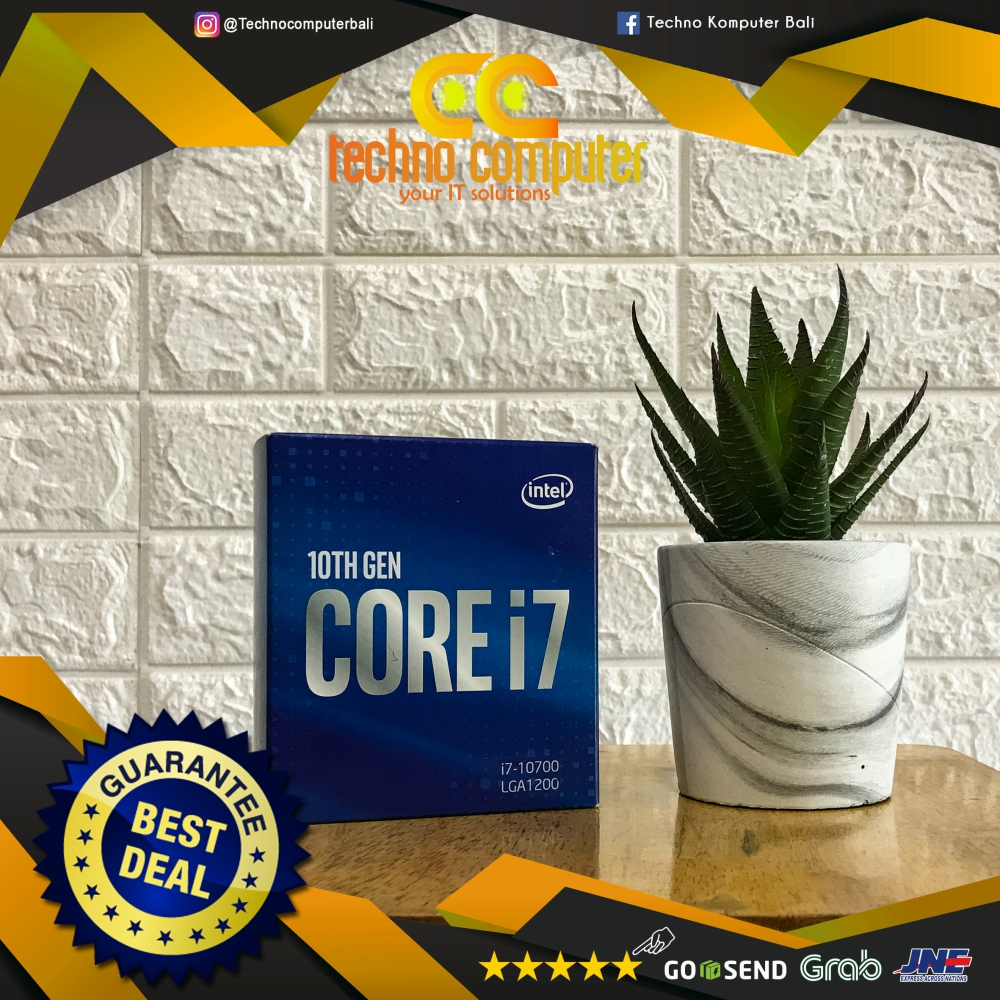 PROCESSOR INTEL CORE I7-10700 - 8 Cores 16 Threads Up to 4.8GHz - Socket LGA1200