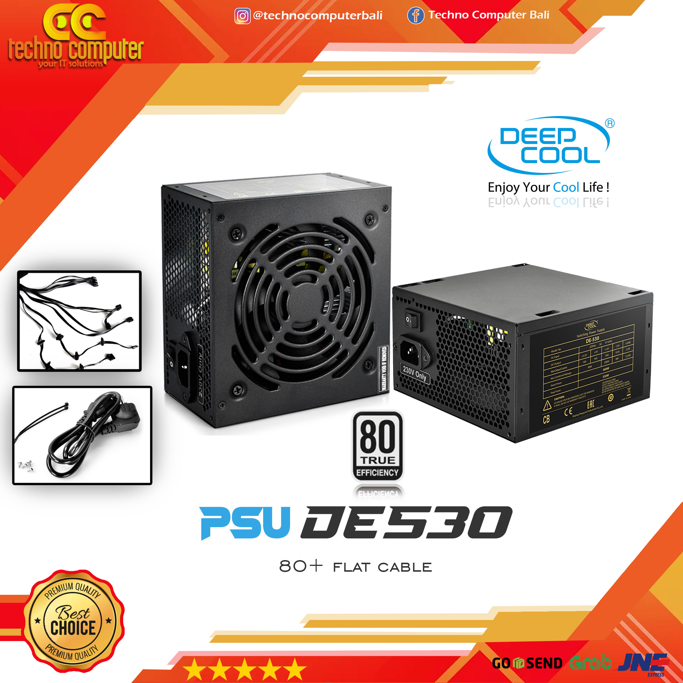 DEEPCOOL DE530 530W - Non Modular