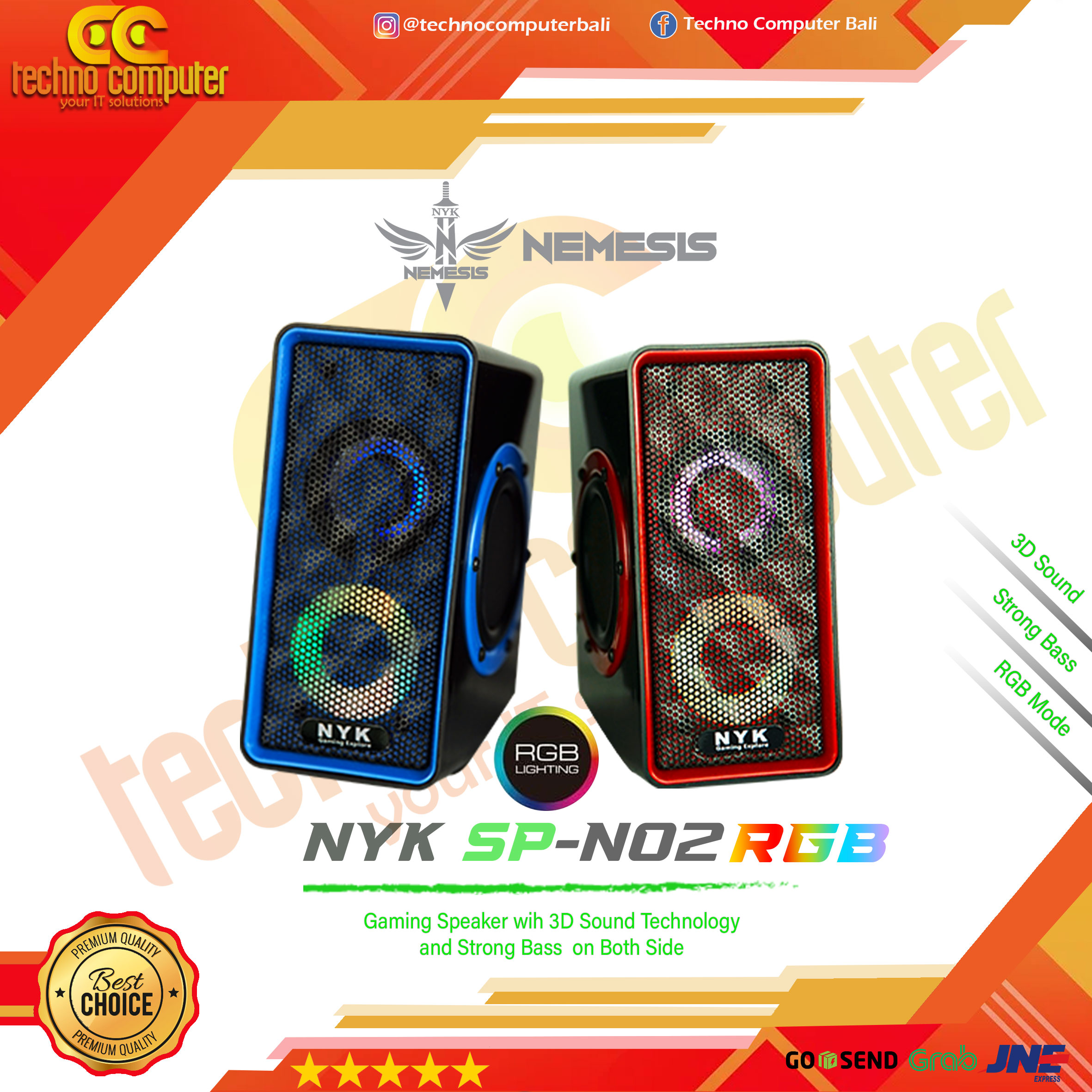 SPEAKER NYK NEMESIS SP-N02 RGB