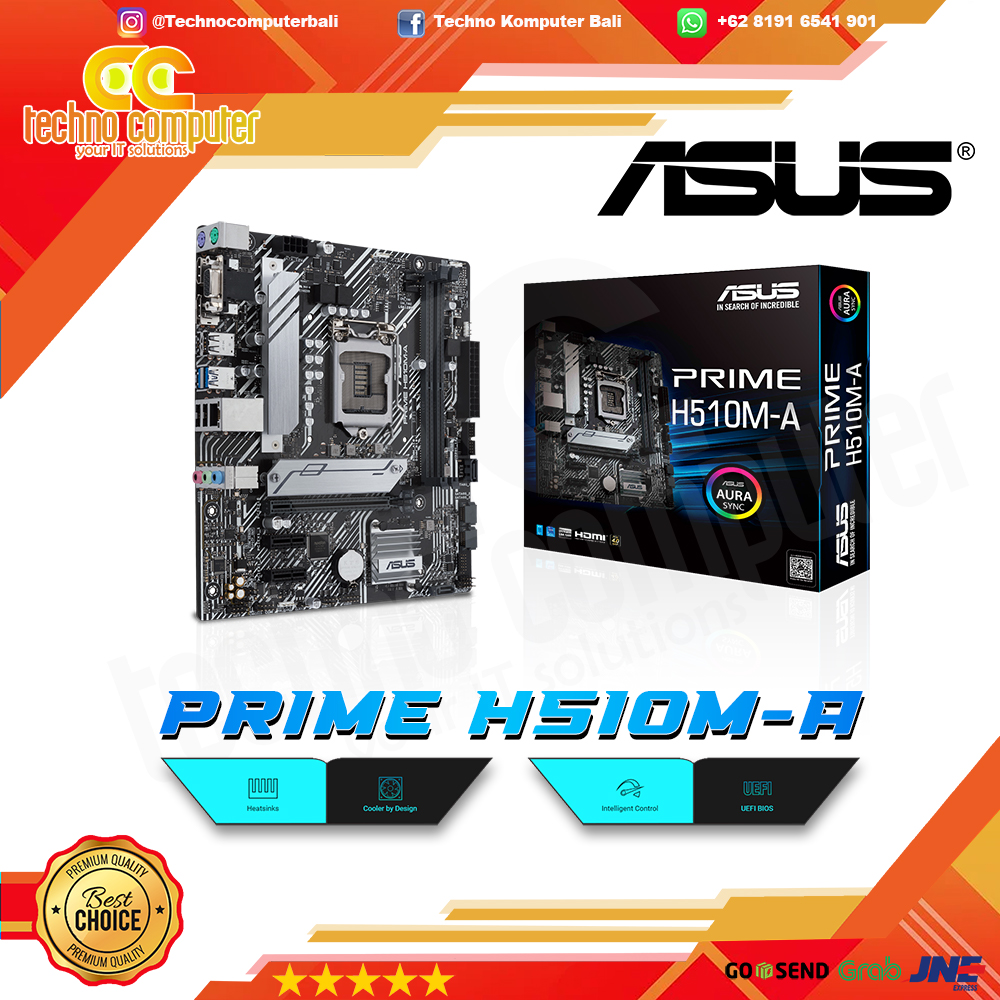 ASUS PRIME H510M-A - mATX, LGA1200, H510, DDR4