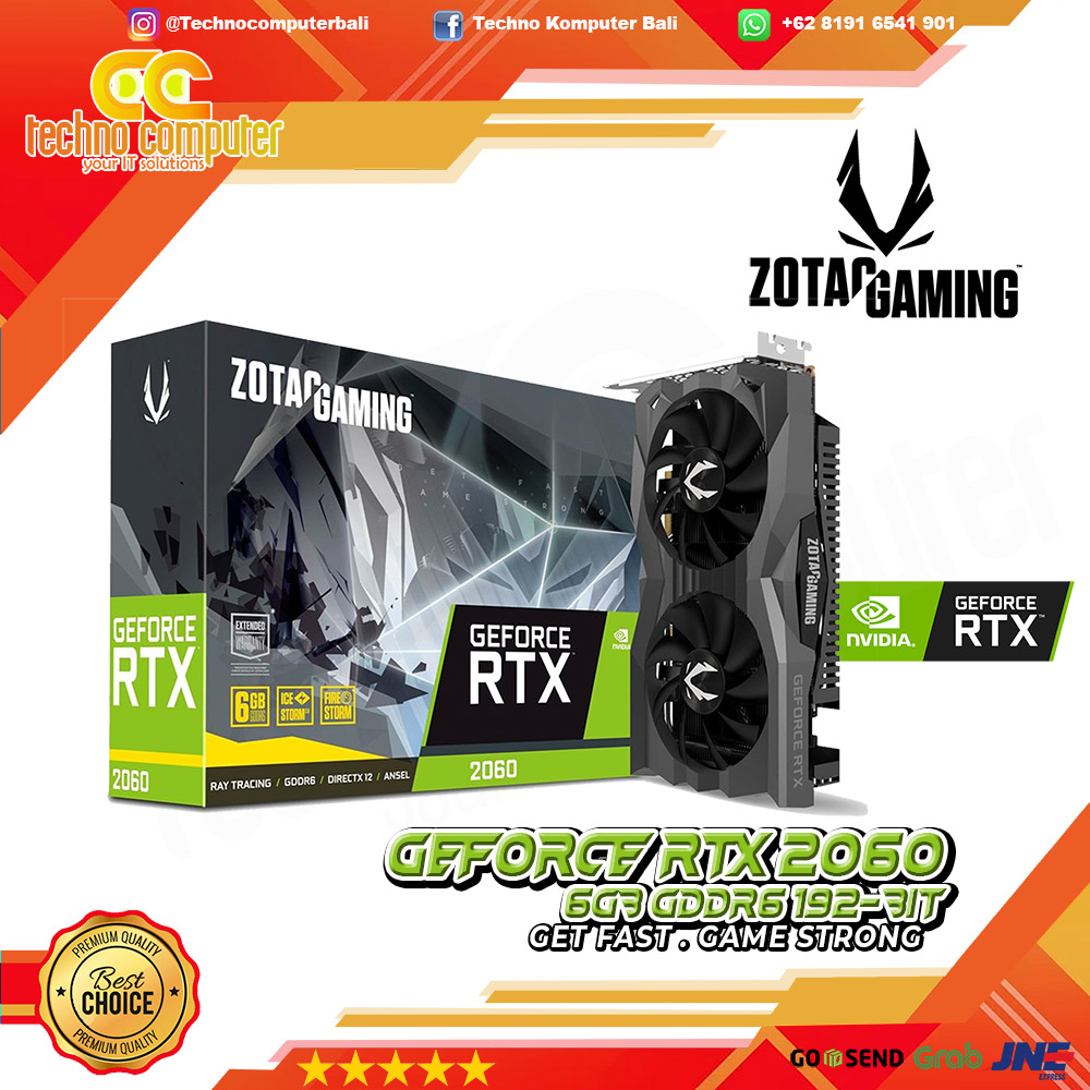 ZOTAC GAMING NVIDIA GeForce RTX 2060 6GB GDDR6