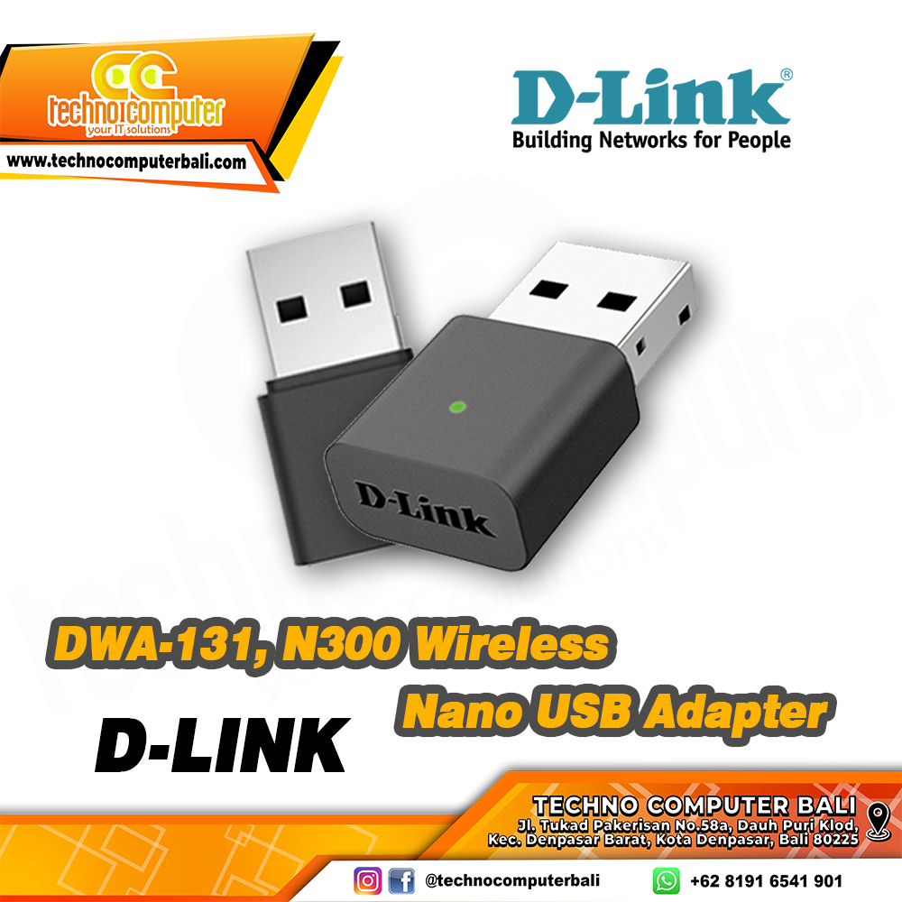 USB WIFI D-LINK DWA-131 N300 Wireless Nano USB Adapter