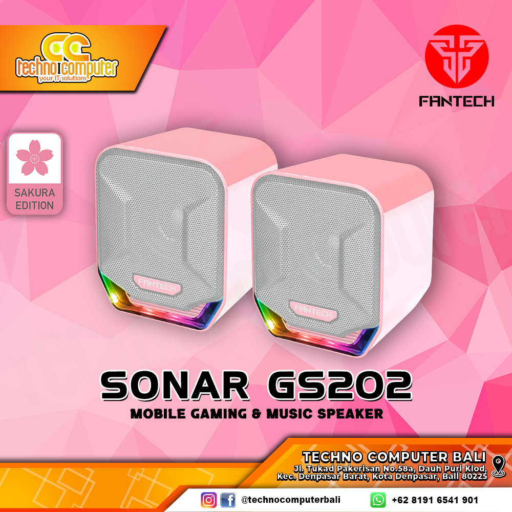 SPEAKER FANTECH SONAR GS202 - PINK