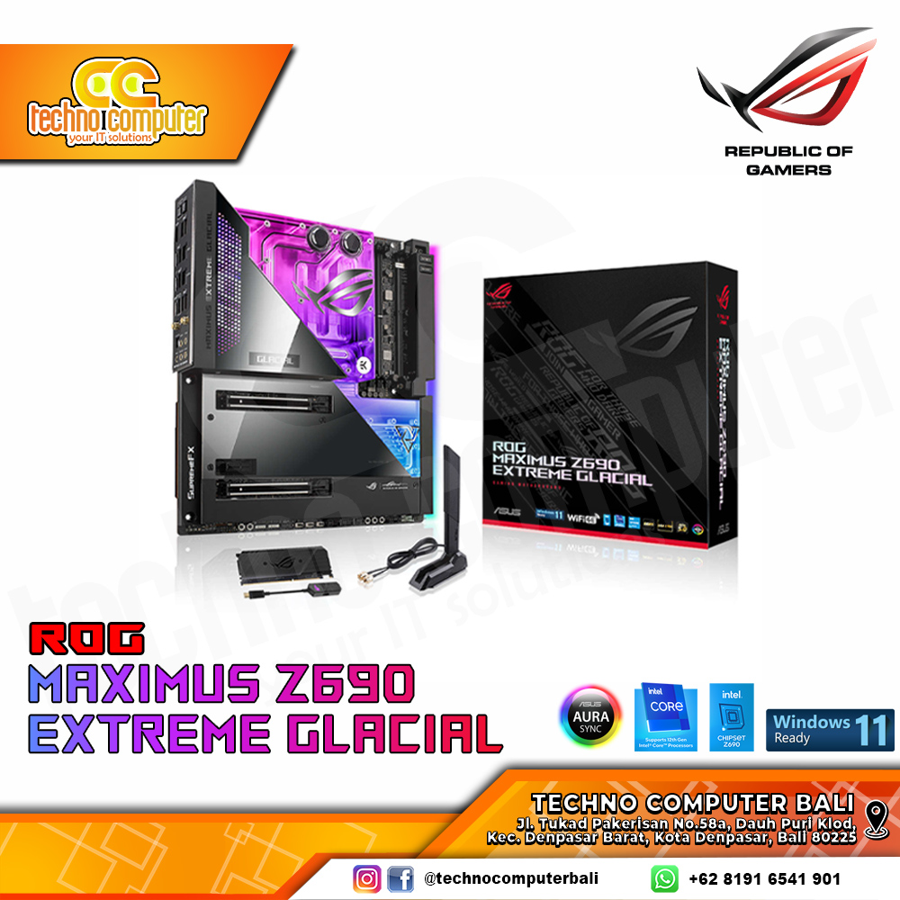 ASUS ROG MAXIMUS Z690 Extreme Glacial - E-ATX, LGA1700, Z690, DDR5 