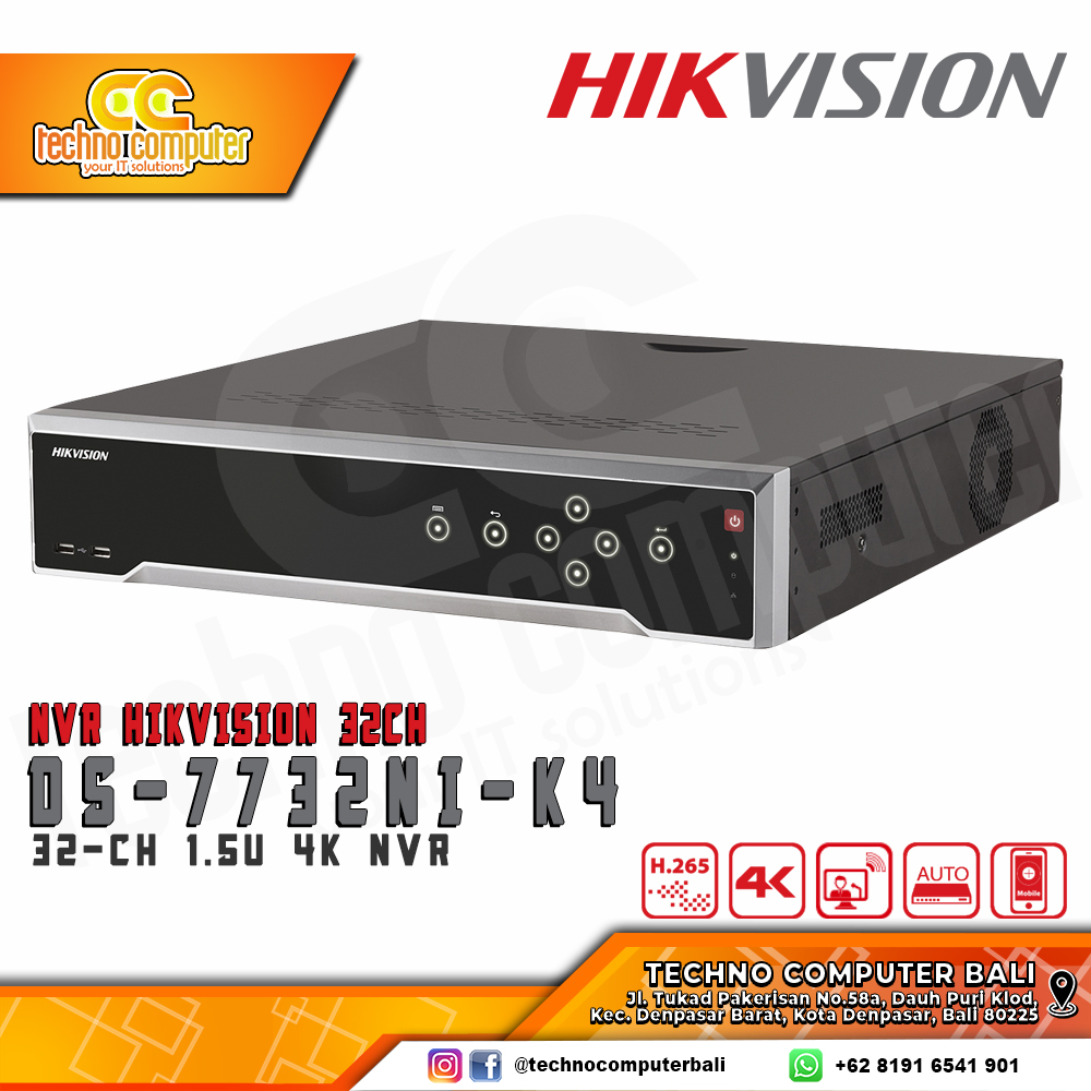 NVR HIKVISION 32CH DS-7732NI-K4