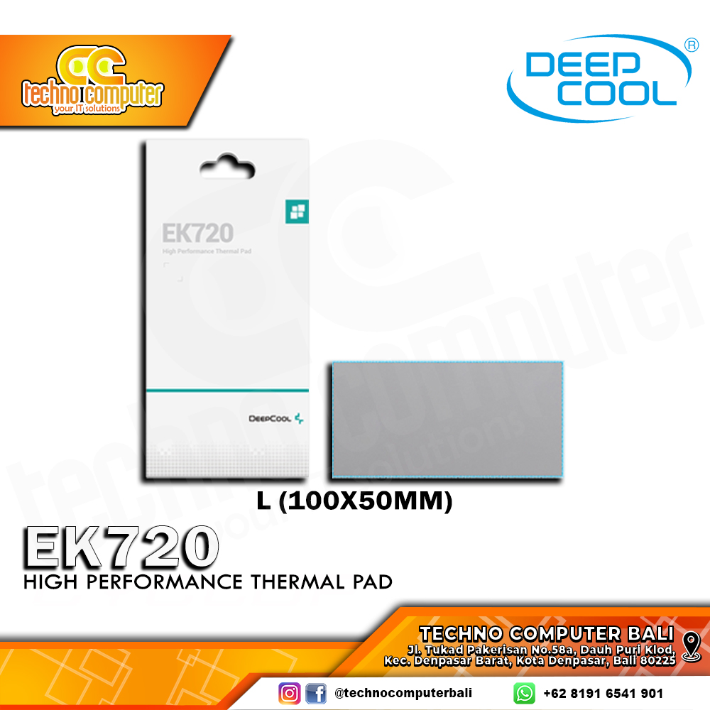 THERMAL PAD DEEPCOOL EK720 L (100x50mm)