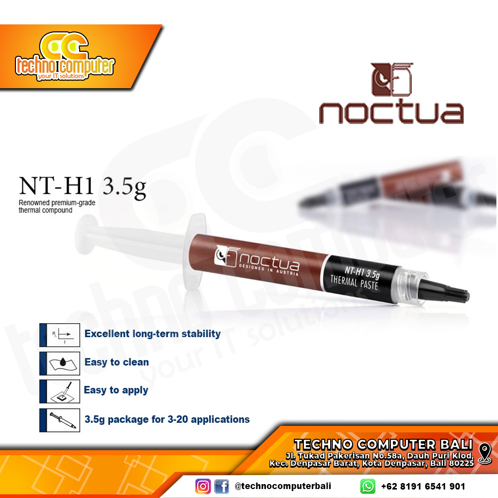 PASTA PROSESOR NOCTUA NT-H1 Thermal Paste - 3.5gr