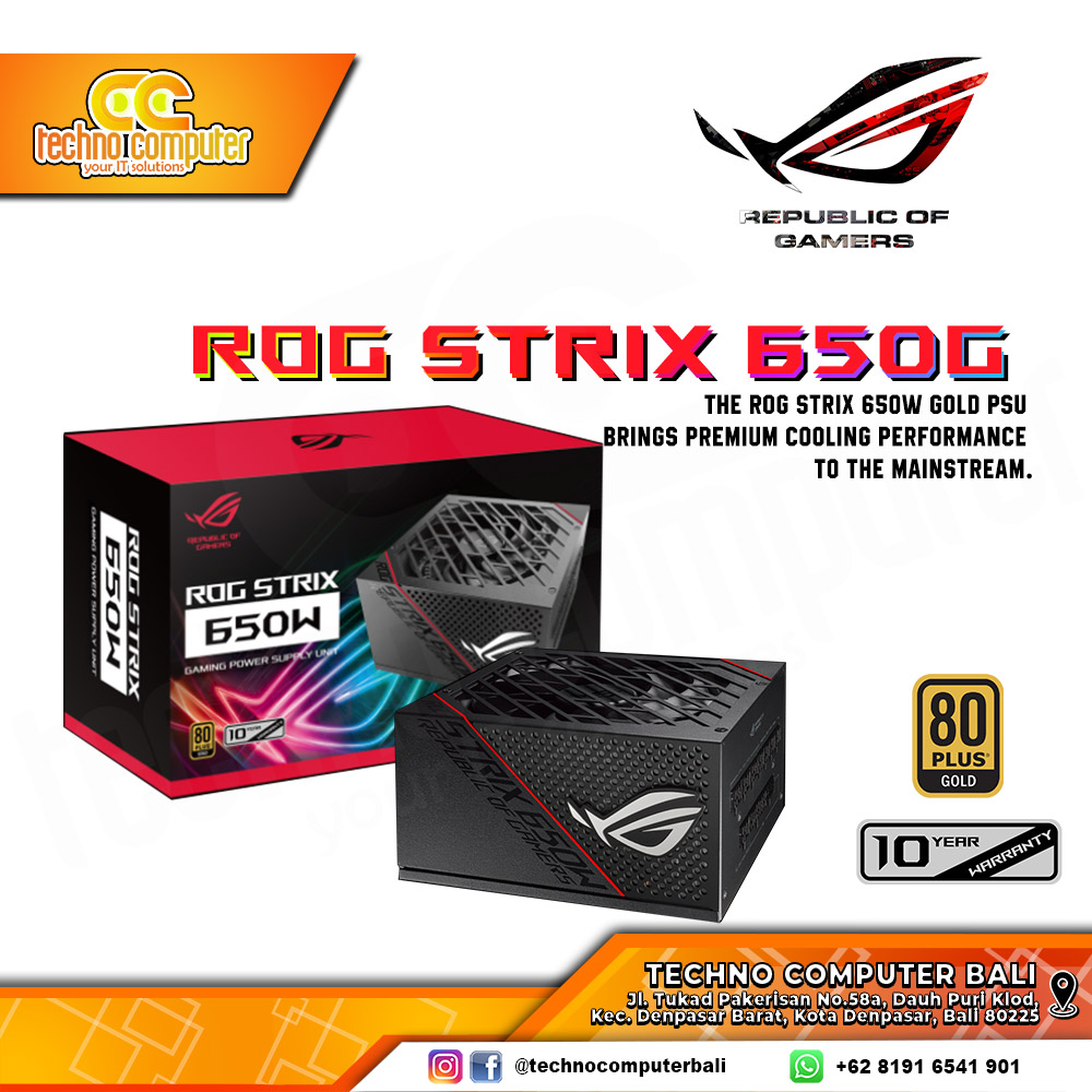 ASUS ROG STRIX-650G 650W 80+ Gold - Full Modular