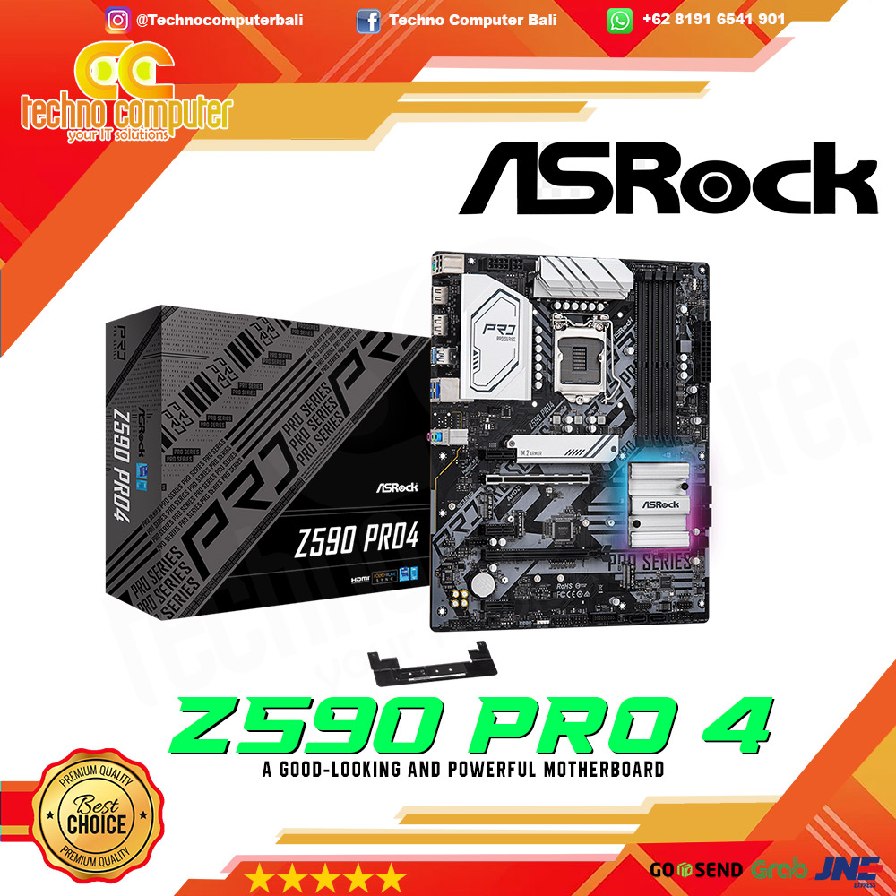 ASROCK Z590 PRO4 - ATX, LGA1200, Z590, DDR4