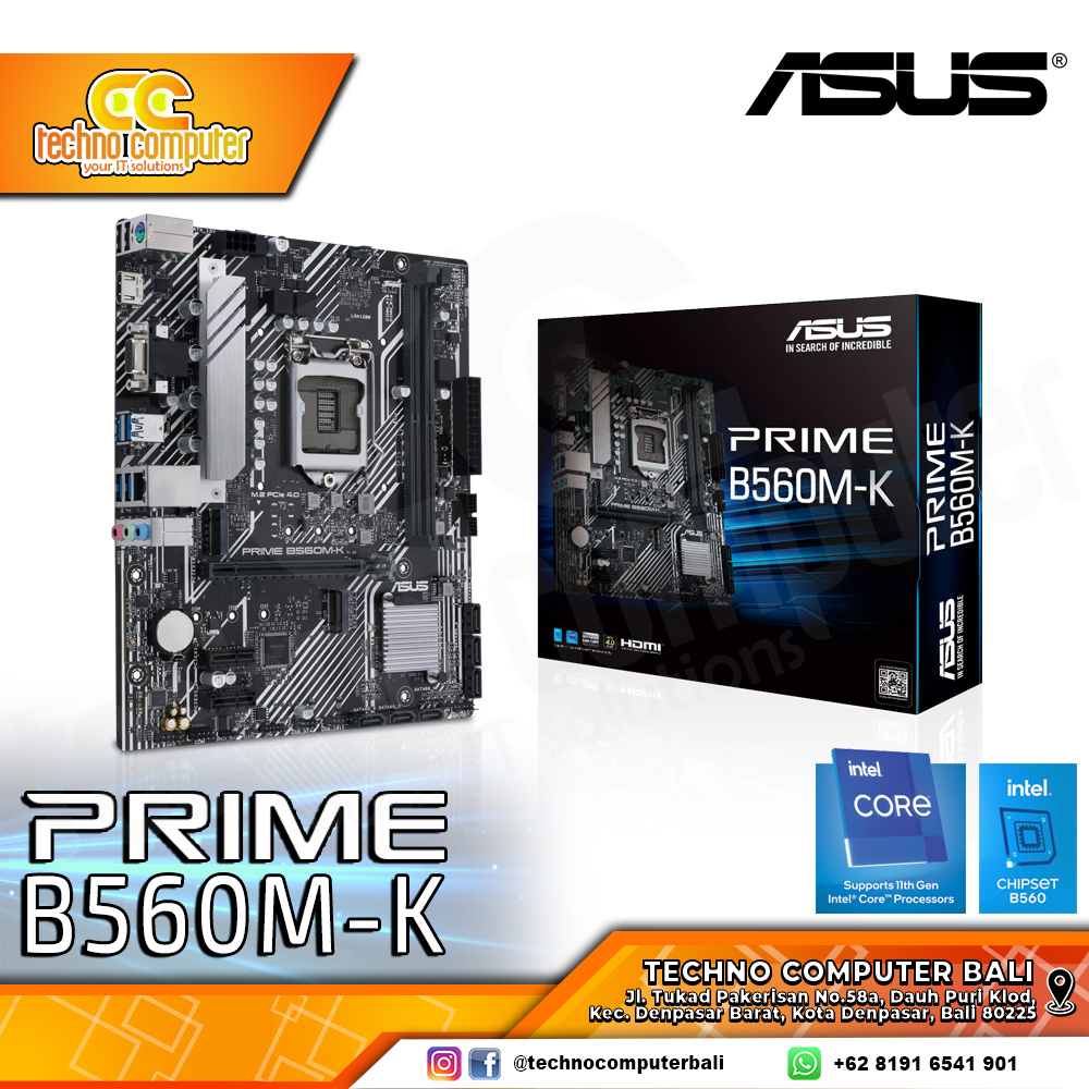 ASUS PRIME B560M-K - mATX, LGA1200, B560, DDR4