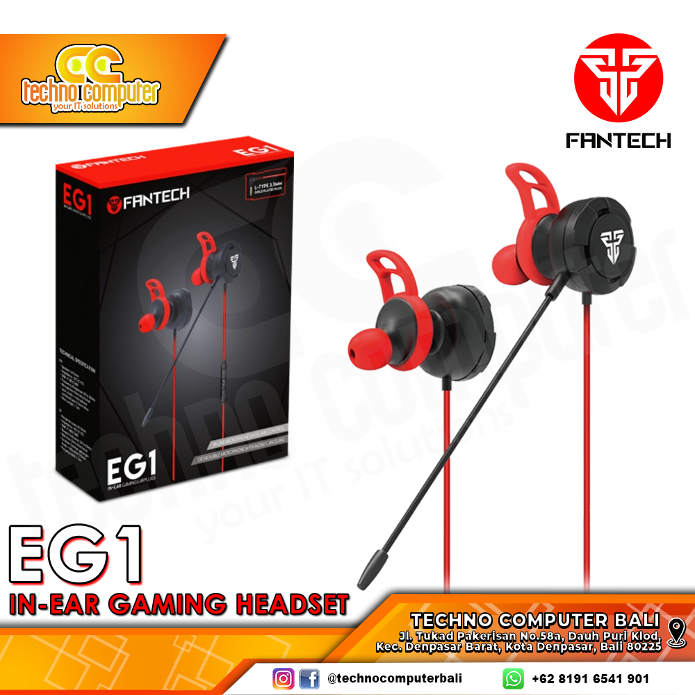 EARPHONE FANTECH SCAR EG1 - Gaming Earphone