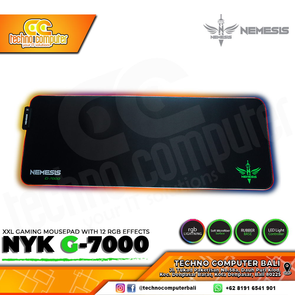 MOUSEPAD NYK NEMESIS G-7000 RGB
