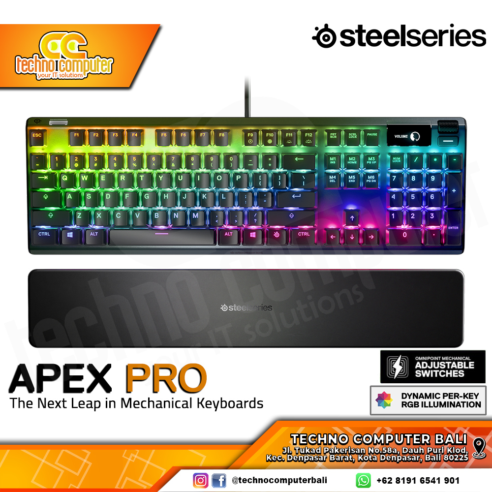 STEELSERIES APEX Pro - Mechanical - Gaming Keyboard