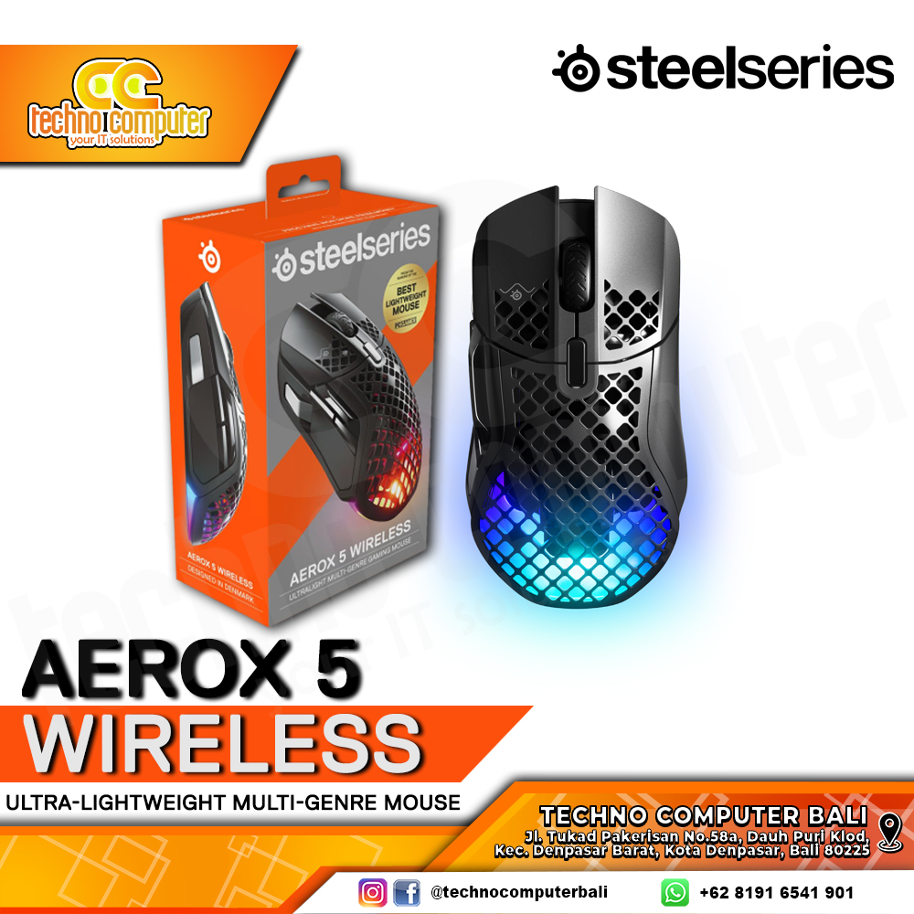 STEELSERIES AEROX 5 Wireless - Gaming Mouse Wireless