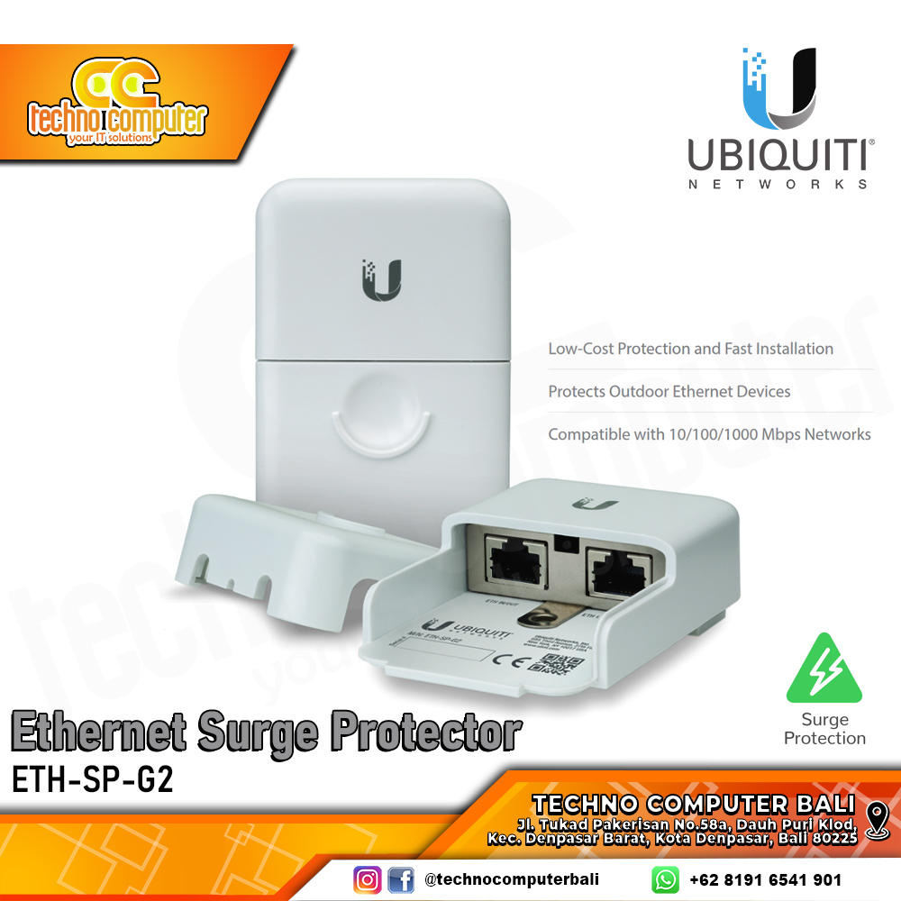 Ubiquiti Ethernet Surge Protector Gen 2 ETH-SP-G2