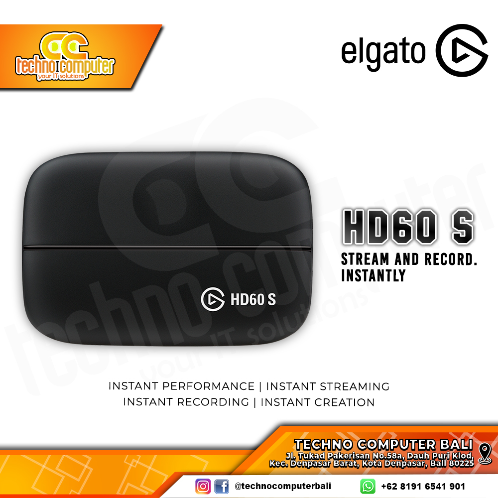 ELGATO HD60 S Game Capture Card Stream and Record Full HD 1080p