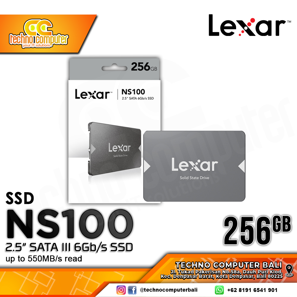 SSD LEXAR NS100 SATA III 2.5 inch - 256GB