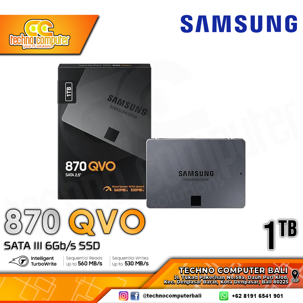 SSD SAMSUNG 870 QVO SATA III 2.5 inch - 1TB