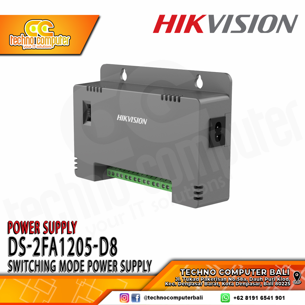 POWER SUPPLY CCTV HIKVISION DS-2FA1205-D8 [EUR] 12V - 8A