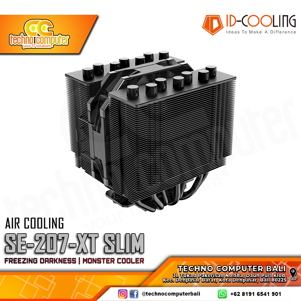 ID-COOLING SE-207-XT SLIM - CPU Cooler - 120mm Air Cooler