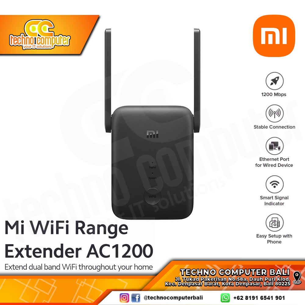 XIAOMI MI WIFI RANGE EXTENDER AC1200