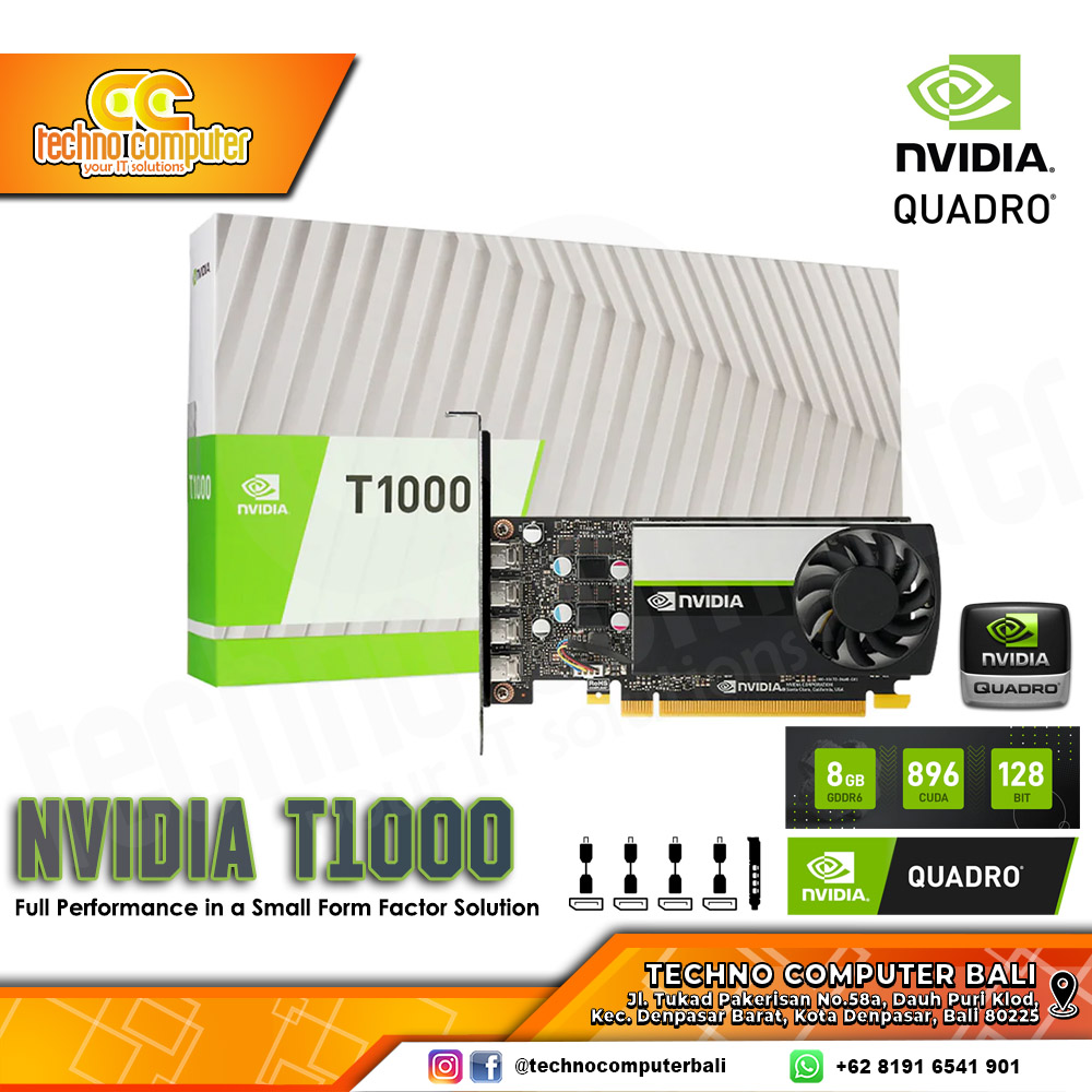 NVIDIA Quadro T1000 8GB GDDR6