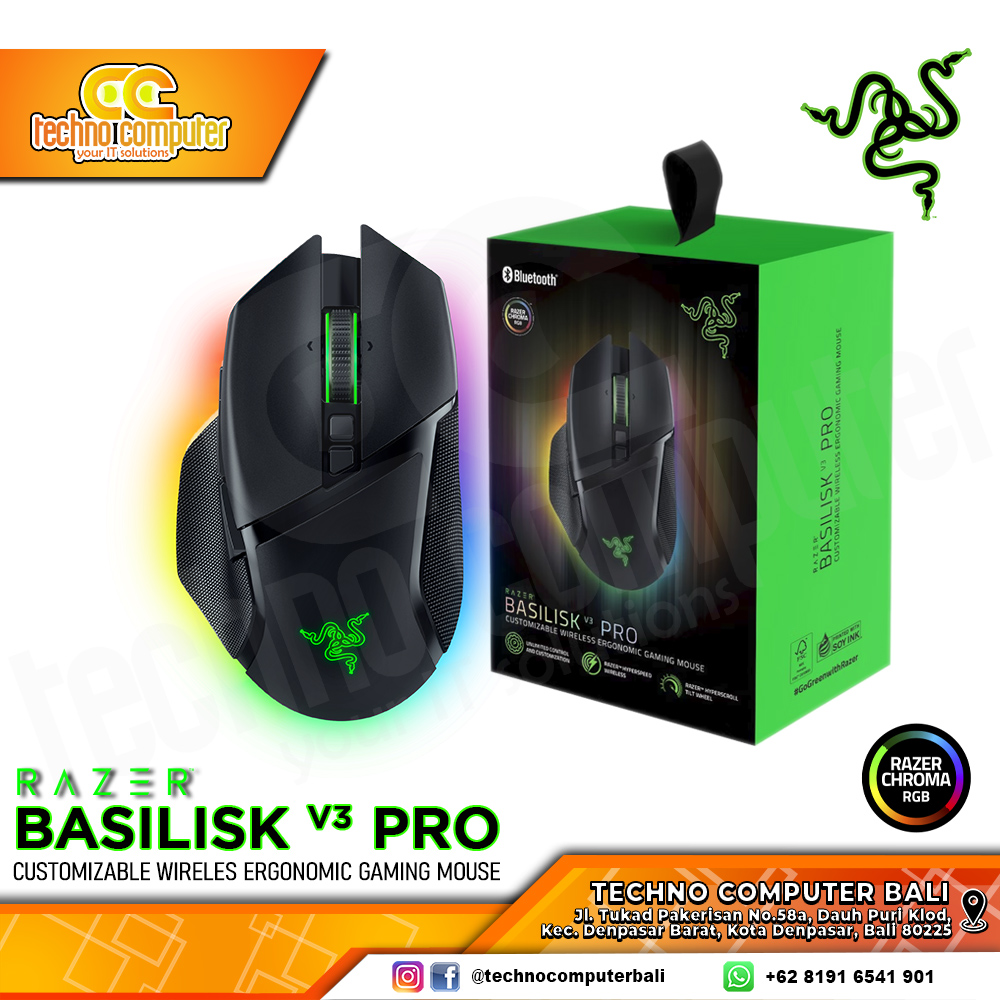 RAZER Basilisk V3 Pro Wireless - Gaming Mouse Wireless