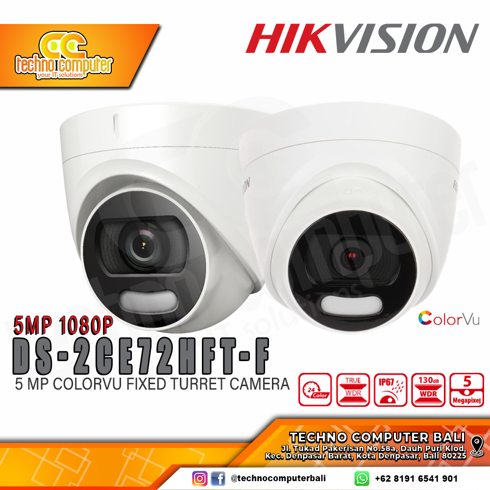 HIKVISION DS-2CE72HFT-F 5MP INDOOR Camera CCTV