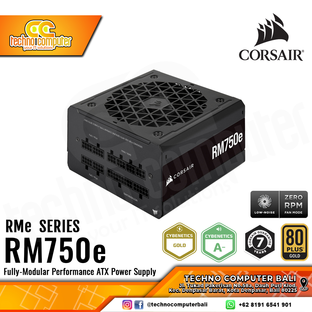 CORSAIR RM750e 750W 80+ Gold - Full Modular