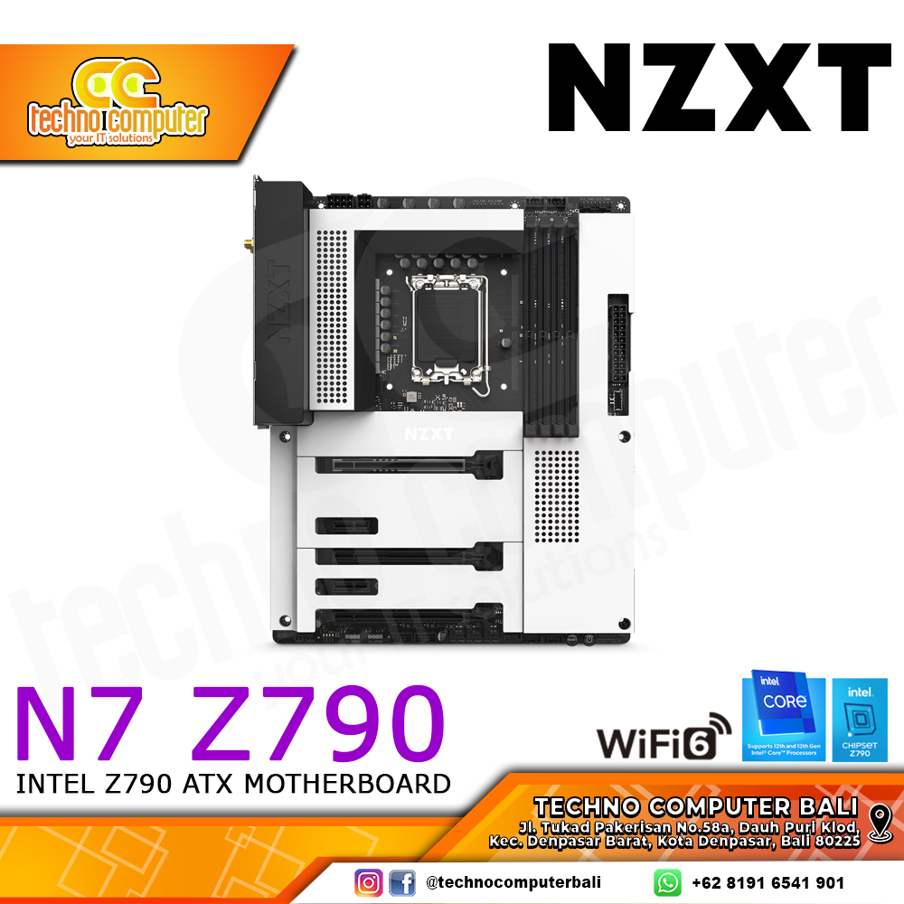 NZXT N7 Z790 White Cover - ATX, LGA1700, Z790, DDR5