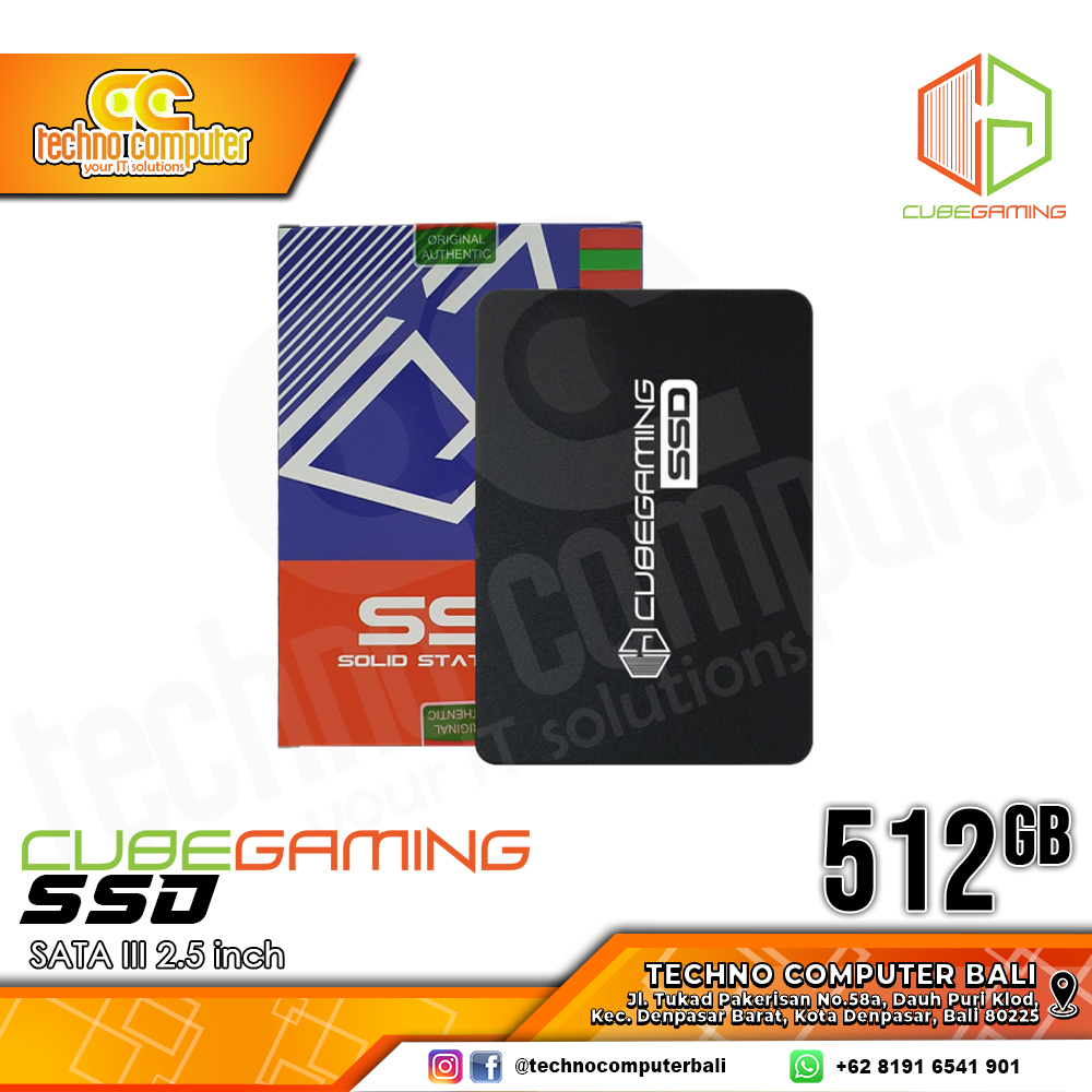 SSD CUBE GAMING SATA III 2.5 inch - 512GB