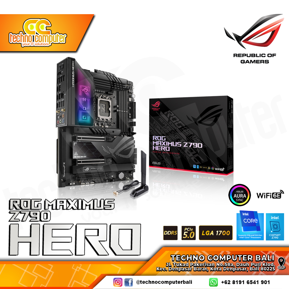 ASUS ROG MAXIMUS Z790 HERO - ATX, LGA1700, Z790, DDR5 