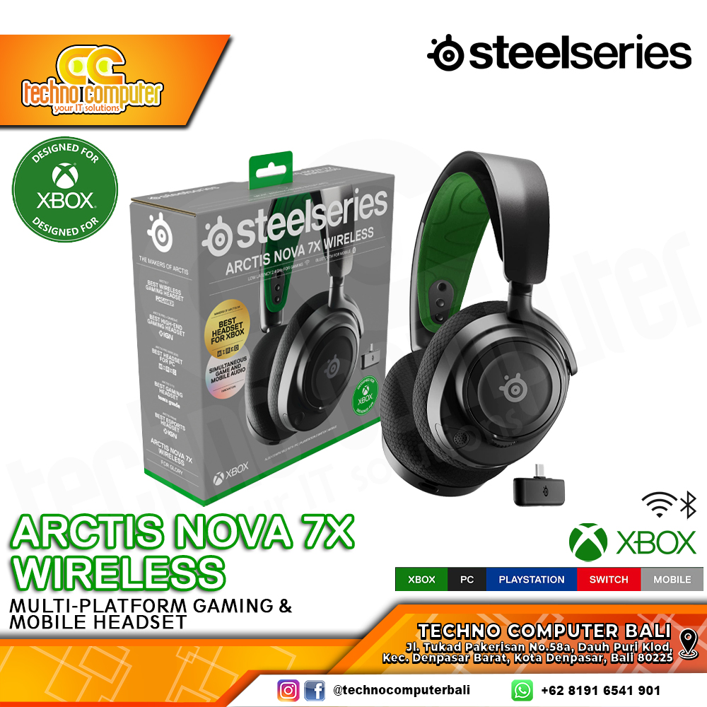 HEADSET STEELSERIES ARCTIS NOVA 7X for Xbox Wireless - Gaming Headset