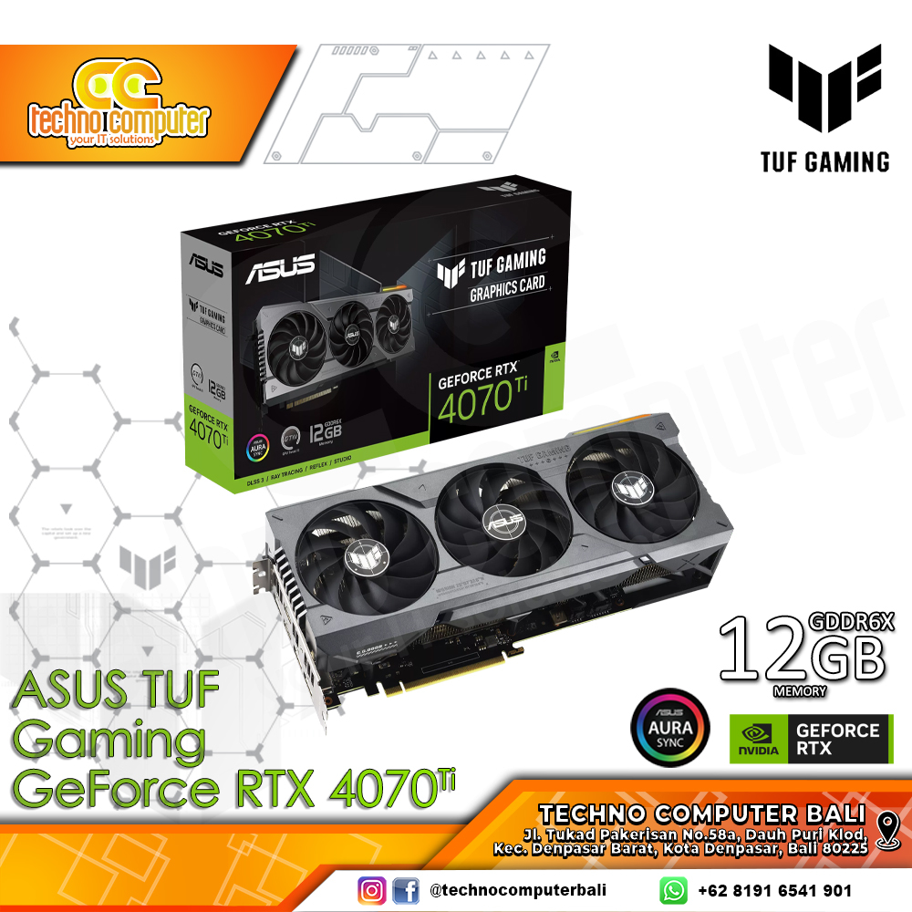 ASUS TUF GAMING NVIDIA GeForce RTX 4070 Ti 12GB GDDR6X