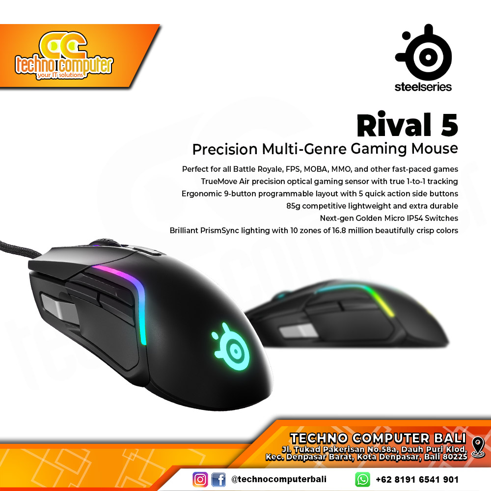 STEELSERIES RIVAL 5 - Gaming Mouse