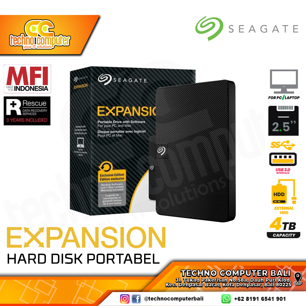 HDD EXTERNAL 2.5 inch SEAGATE EXPANSION 4TB