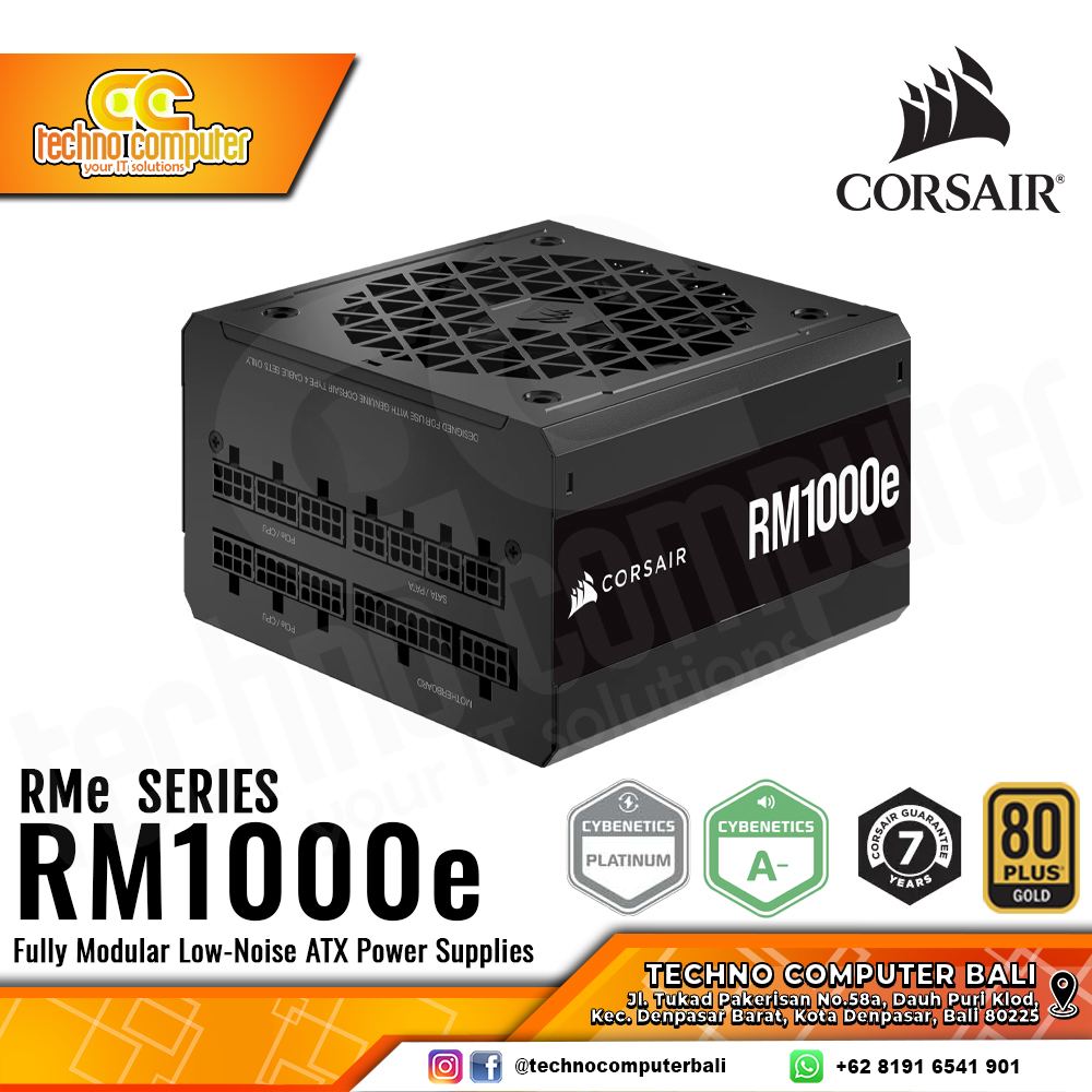 CORSAIR RM1000e 1000W 80+ Gold - Full Modular