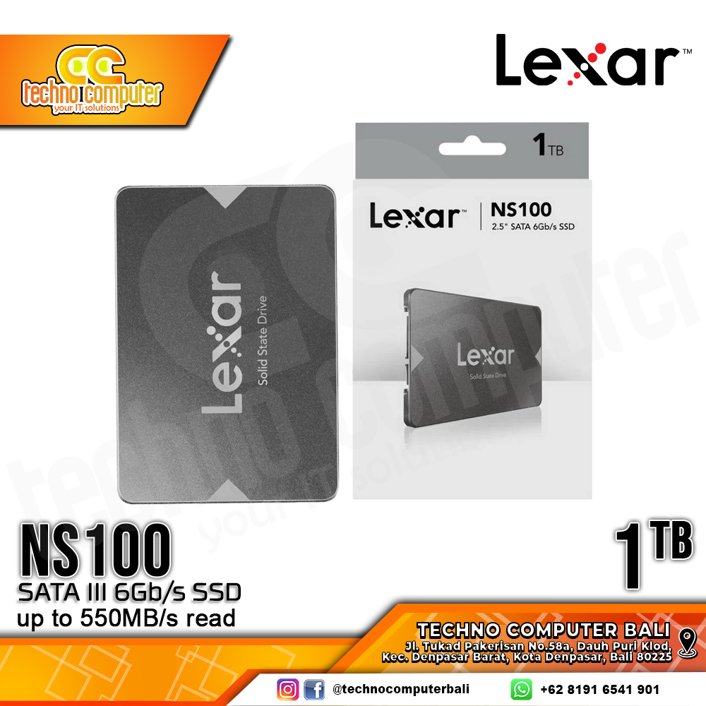 SSD LEXAR NS100 SATA III 2.5 inch - 1TB