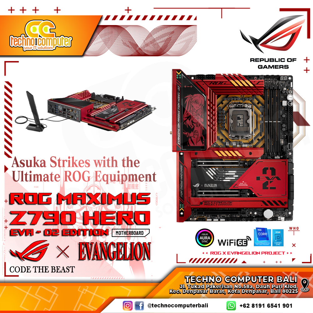 ASUS ROG MAXIMUS Z790 HERO EVA-02 Edition - ATX, LGA1700, Z790, DDR5 