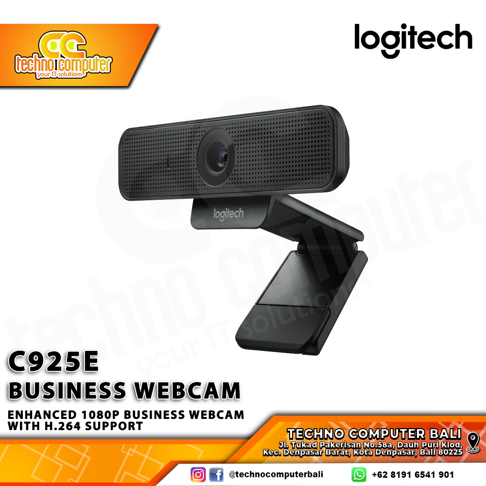 LOGITECH C925e - Full HD 1080p 30Fps Auto Focus Webcam