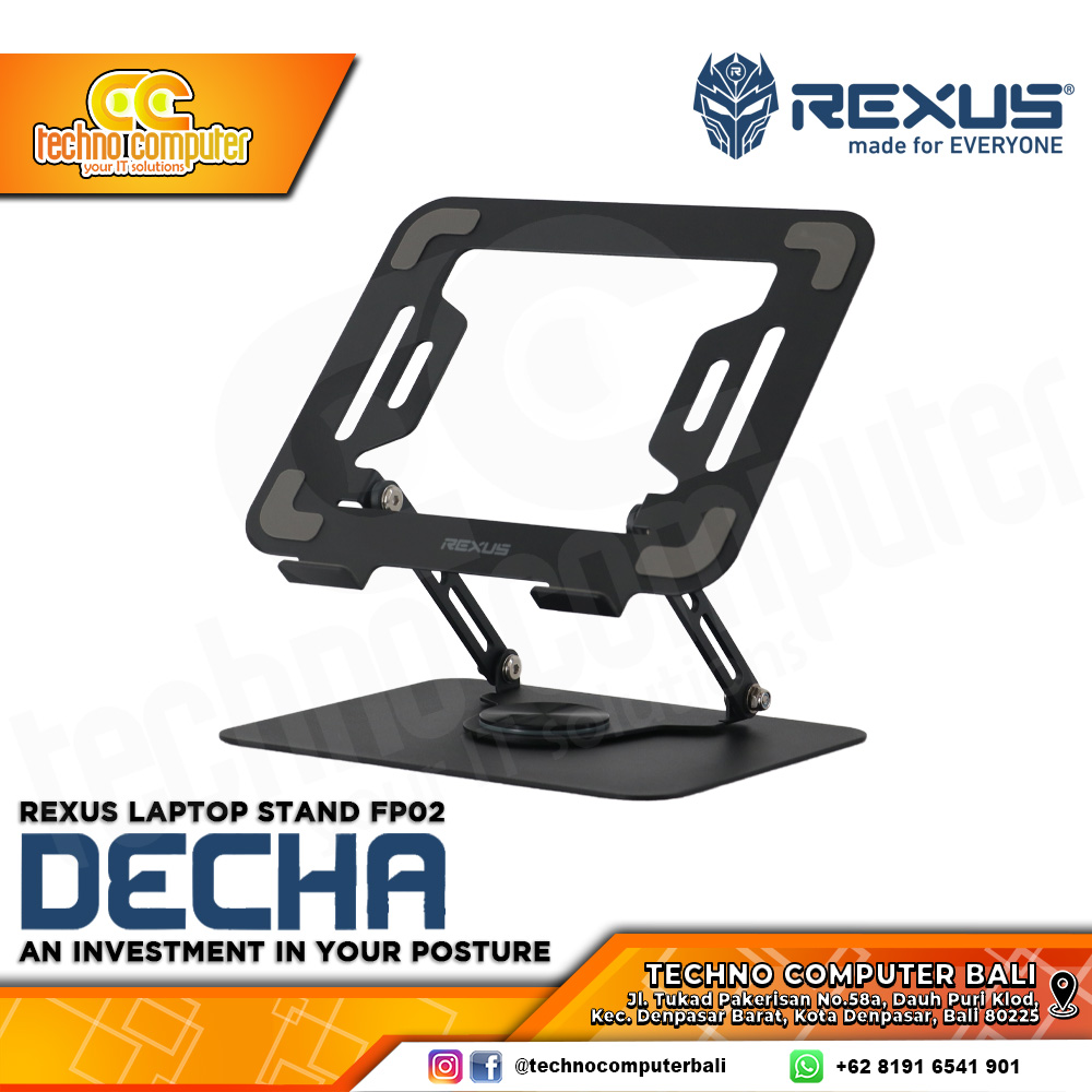REXUS DECHA FP02 ERGONOMIC STAND LAPTOP