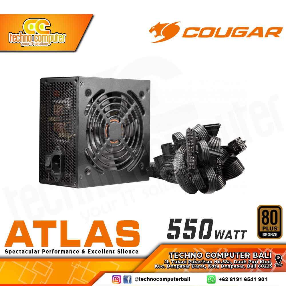COUGAR ATLAS 550W 80+ Bronze - Non Modular