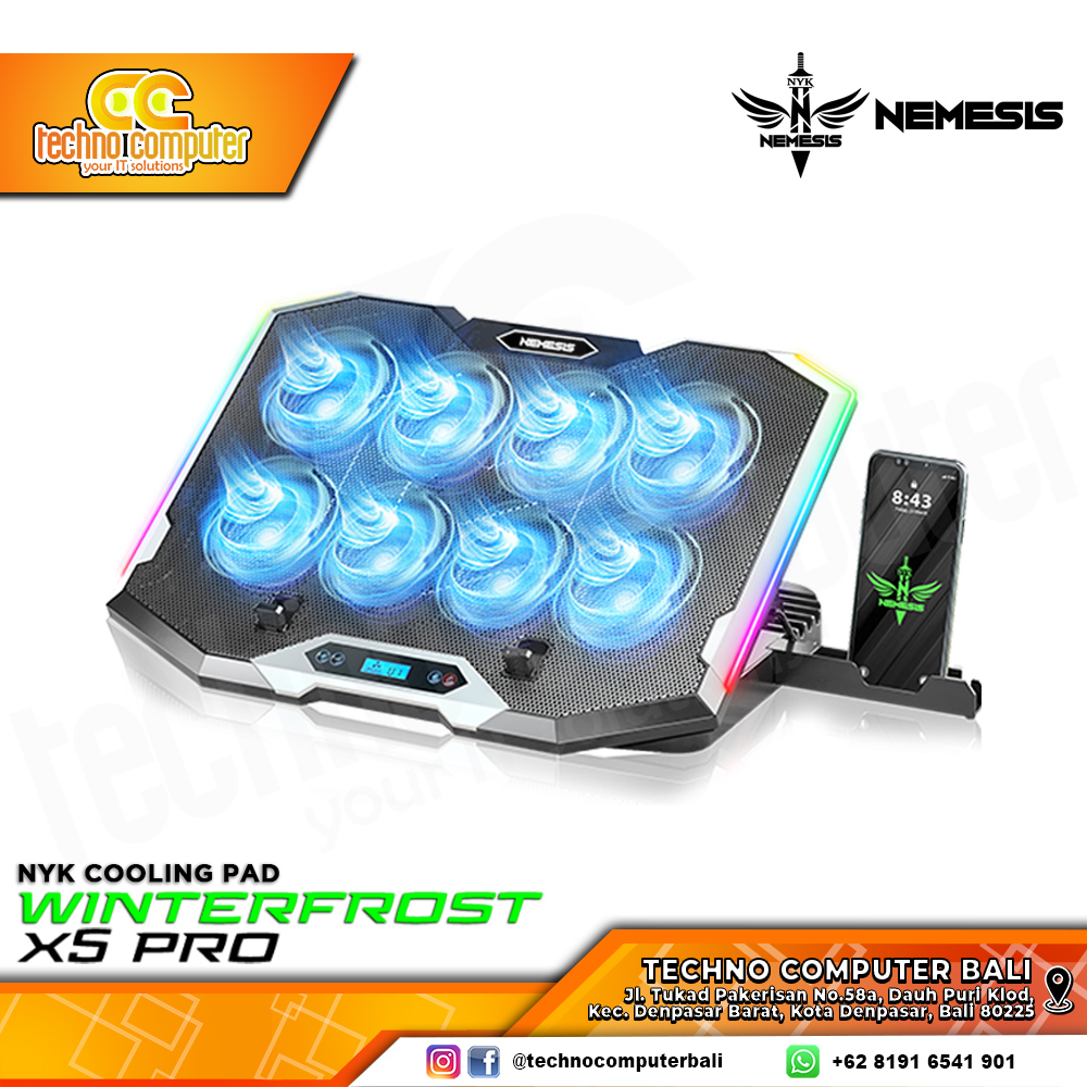COOLINGPAD NYK X5 PRO WINTER FROST Notebook CoolingPad Up to 17inch