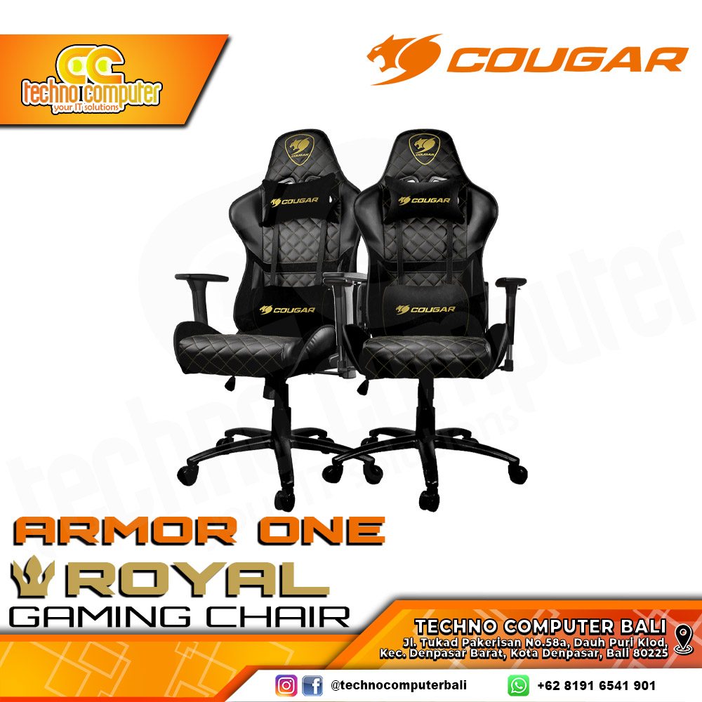 KURSI GAMING COUGAR ARMOR ONE GAMING CHAIR 3D Armrest - ARMOR ONE ROYAL