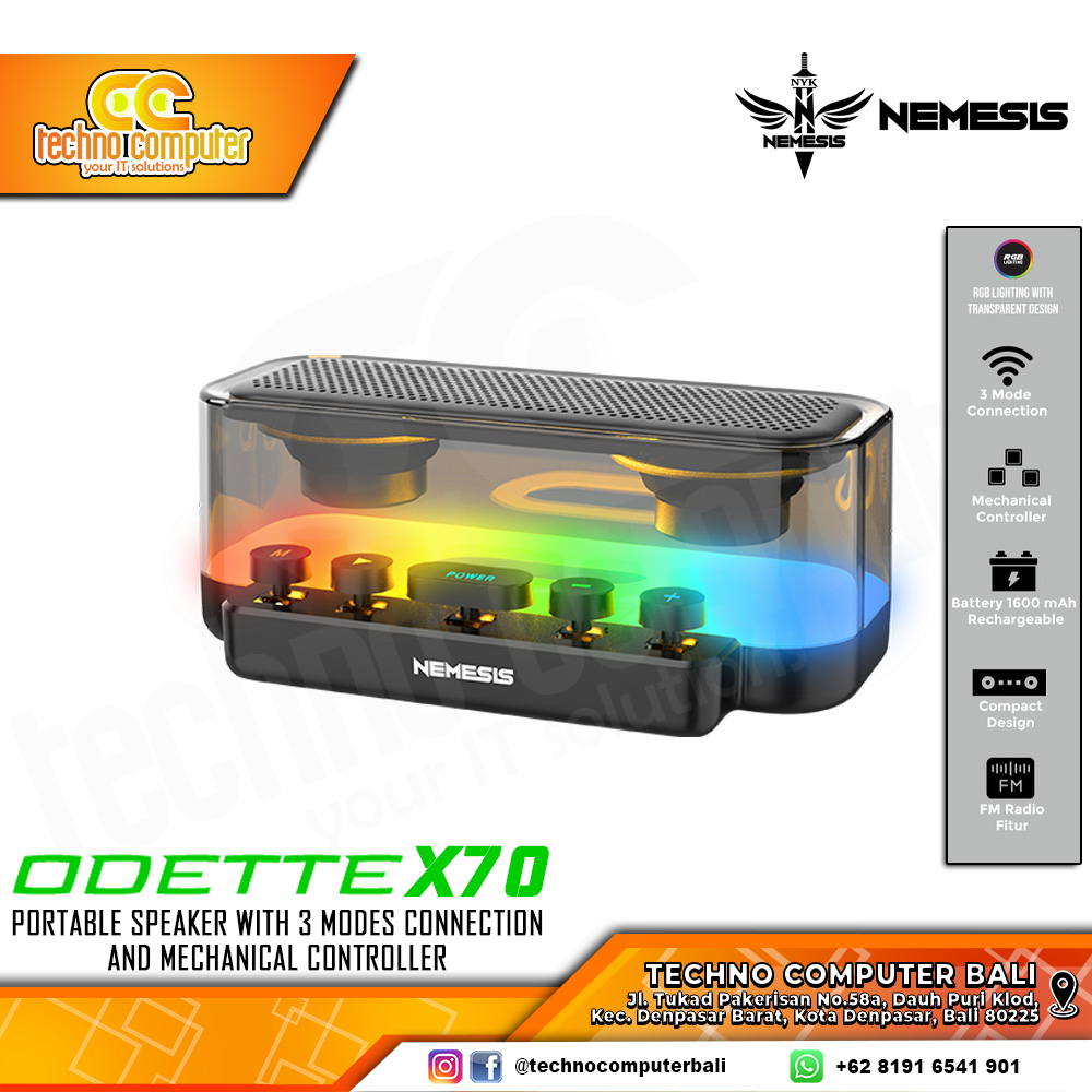 SPEAKER NYK NEMESIS X70 Odette RGB