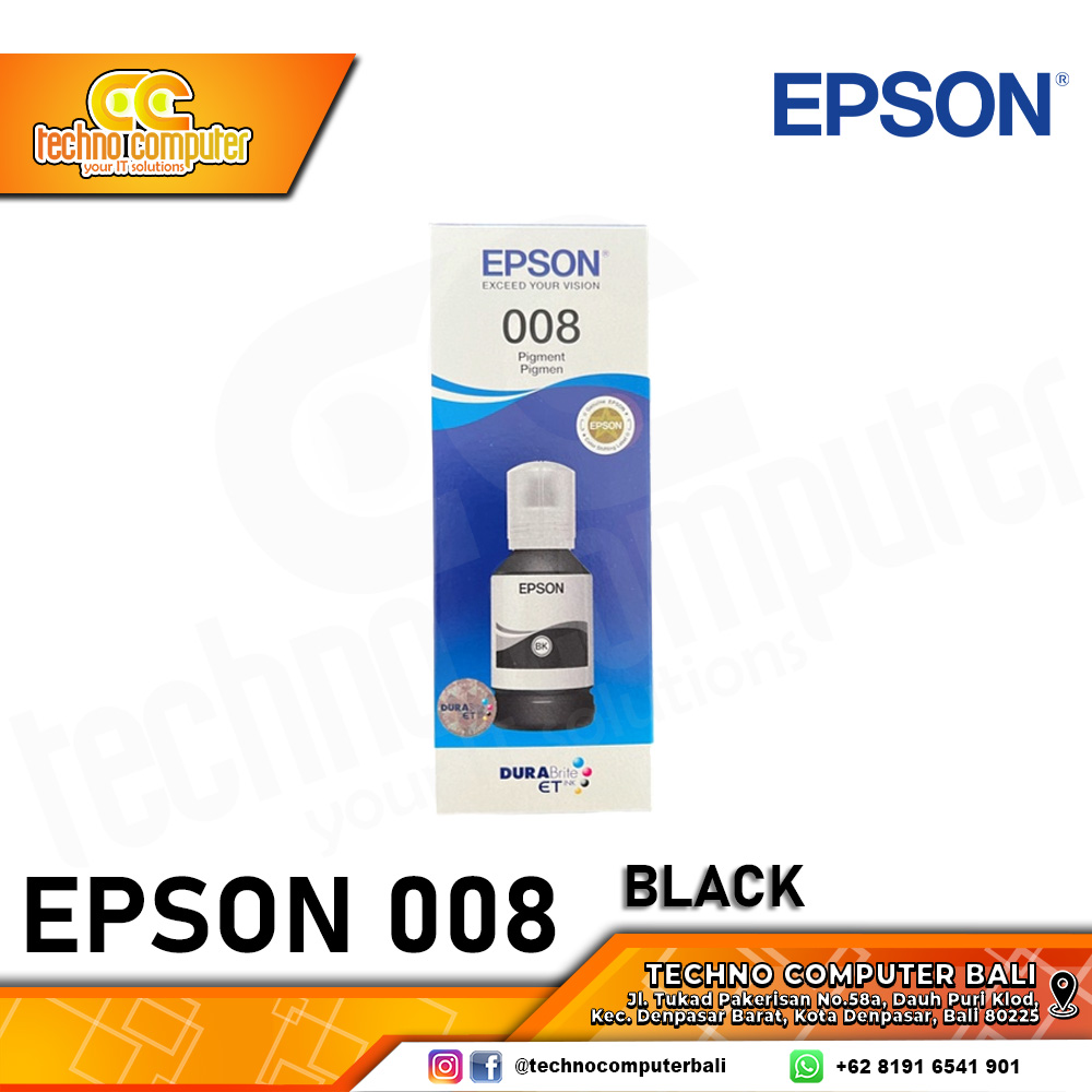 REFILL TINTA EPSON 008 BLACK ORIGINAL