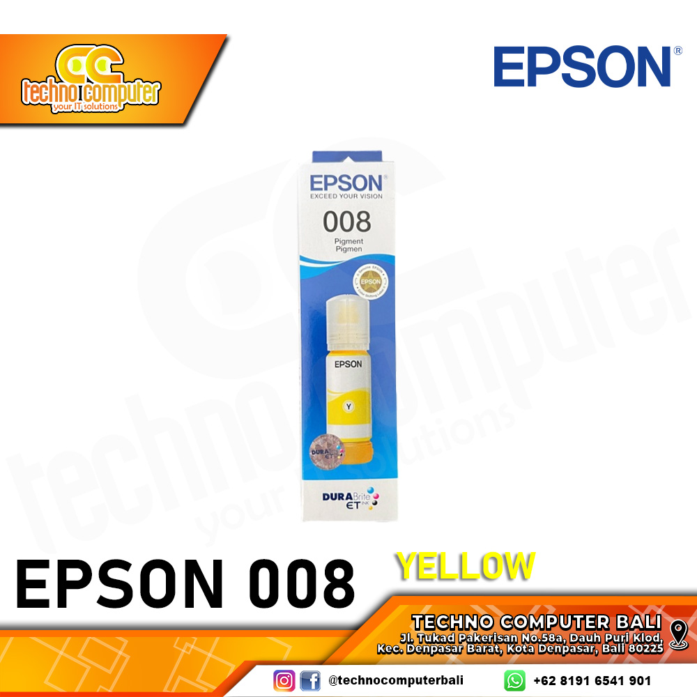 REFILL TINTA EPSON 008 YELLOW ORIGINAL