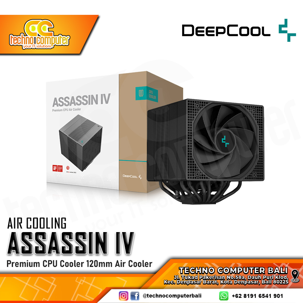 DEEPCOOL ASSASSIN IV Black - CPU Cooler - 120mm Air Cooler
