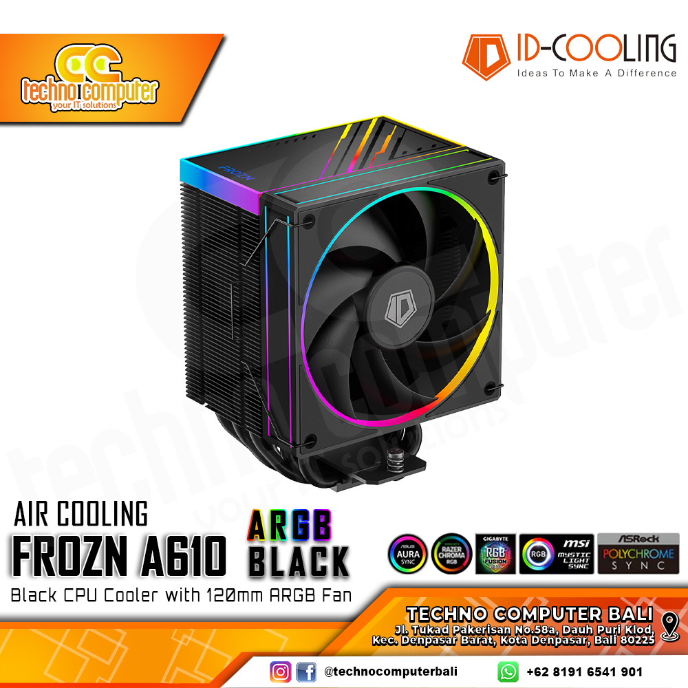 ID-COOLING FROZN A610 ARGB - CPU Cooler - 120mm Air Cooler