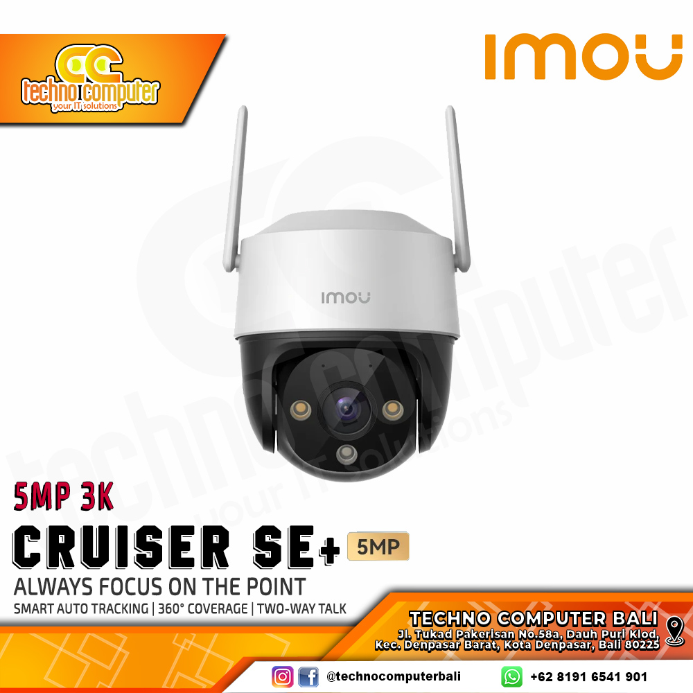 IMOU Cruiser SE+ 5MP 3K OUTDOOR Smart Wi-Fi Camera CCTV